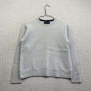Mark Law Sweater Off-White Fine Merino Wool Pull Over Women Read for Size*